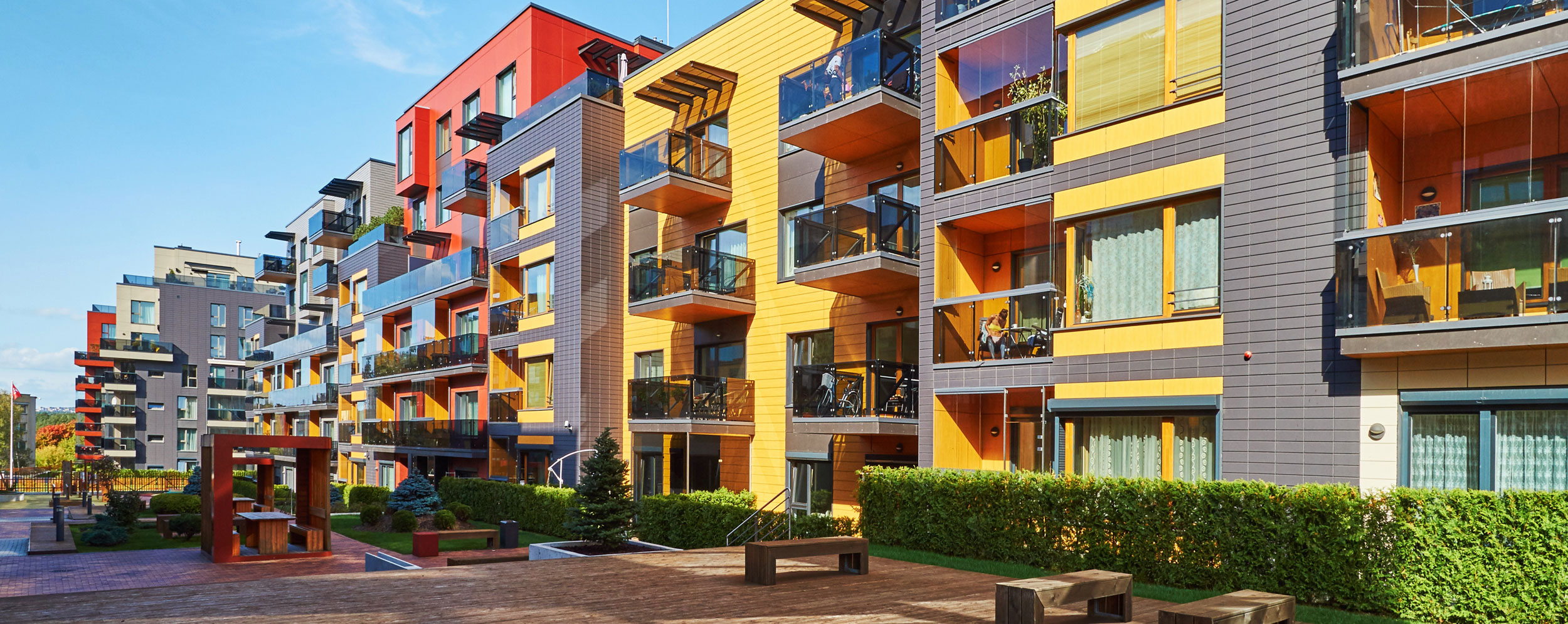 Exterior view of a multifamily community